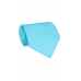 Stropdas turqoise blauw effen